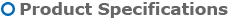 Product Specifications